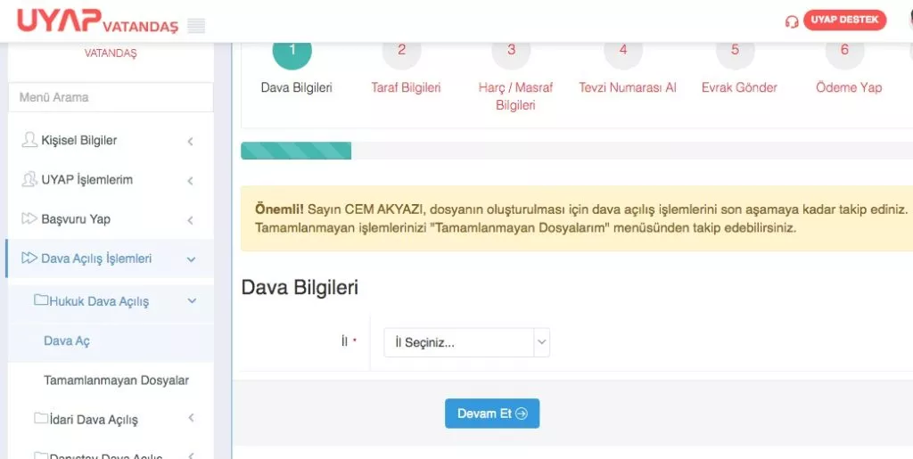E devletten boşanma davası nasıl açılır?